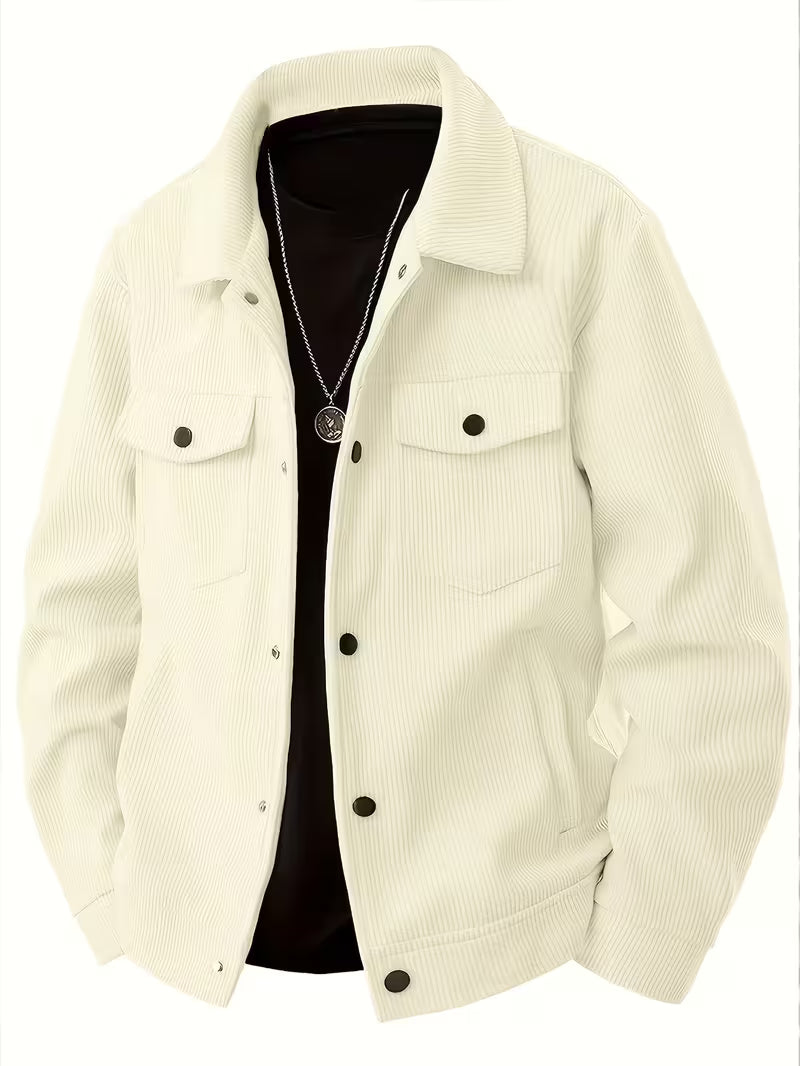 Lapel Corduroy Jacket